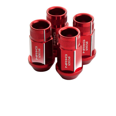 4Pcs M12 x 1.5 Open-End 1.75 L in. Aluminum Lug Nuts<br>Universal