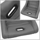 Gun Metal Colored Vegan Leather Bucket Racing Seat <br> Seat Dimensions (in.): 20 W X 32 H X 20 D