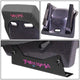 Gun Metal Colored Vegan Leather Bucket Racing Seat <br> Seat Dimensions (in.): 20 W X 32 H X 20 D