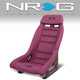 Wine Vegan Leather Prisma Bucket Racing Seat <br> Seat Dimensions (in.): 20 W X 32 H X 20 D