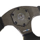 320mm Flat Bottom Zero Dish Leather Steering Wheel <br> Fits with 6 X 70mm Bolt Pattern