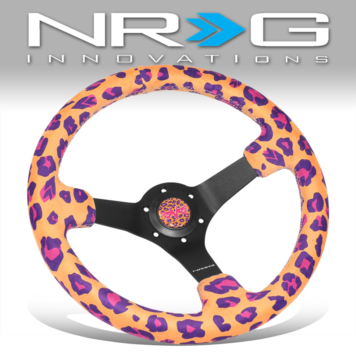 350mm 3in. Dish Vegan Micro Fiber Steering Wheel <br> Fits with 6 X 70mm Bolt Pattern