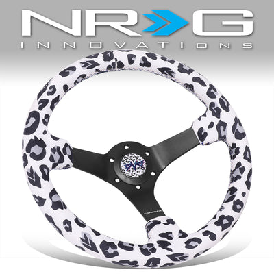 350mm 3in. Dish Vegan Micro Fiber Steering Wheel <br> Fits with 6 X 70mm Bolt Pattern