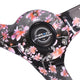 350mm 3in. Dish Leather Wrapped Steering Wheel <br> Fits with 6 X 70mm Bolt Pattern