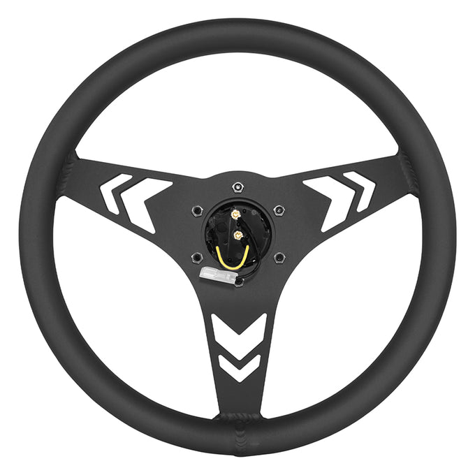 330mm 1 in. Dish Racing Steering Wheel <br> Fits with 6 X 70mm Bolt Pattern