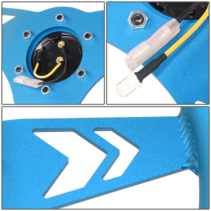 330mm 1 in. Dish Racing Steering Wheel <br> Fits with 6 X 70mm Bolt Pattern