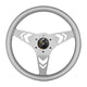 330mm 1 in. Dish Racing Steering Wheel <br> Fits with 6 X 70mm Bolt Pattern