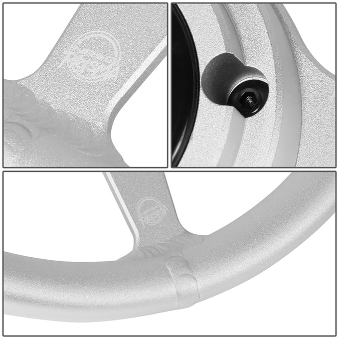 330mm 1 in. Dish Racing Steering Wheel <br> Fits with 6 X 70mm Bolt Pattern
