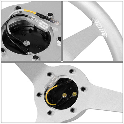 330mm 1 in. Dish Racing Steering Wheel <br> Fits with 6 X 70mm Bolt Pattern
