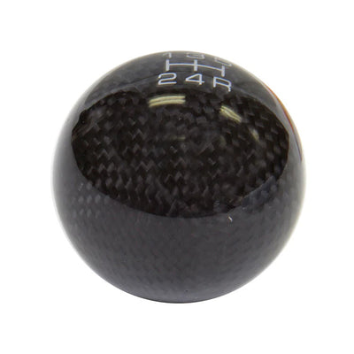 5-Speed MT Ball Type Carbon Fiber Shift Knob<br>Universal