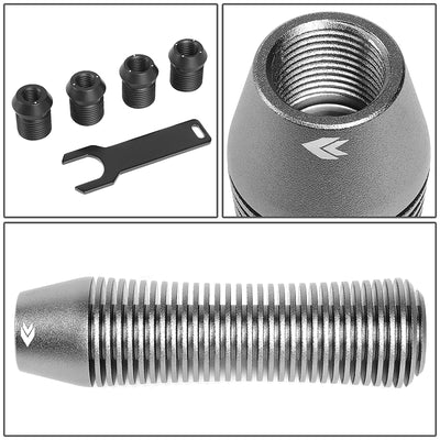114mm Tall Heatsink Short Curvy Style Aluminum Shift Knob [A Variety of Color Options]<br>Universal