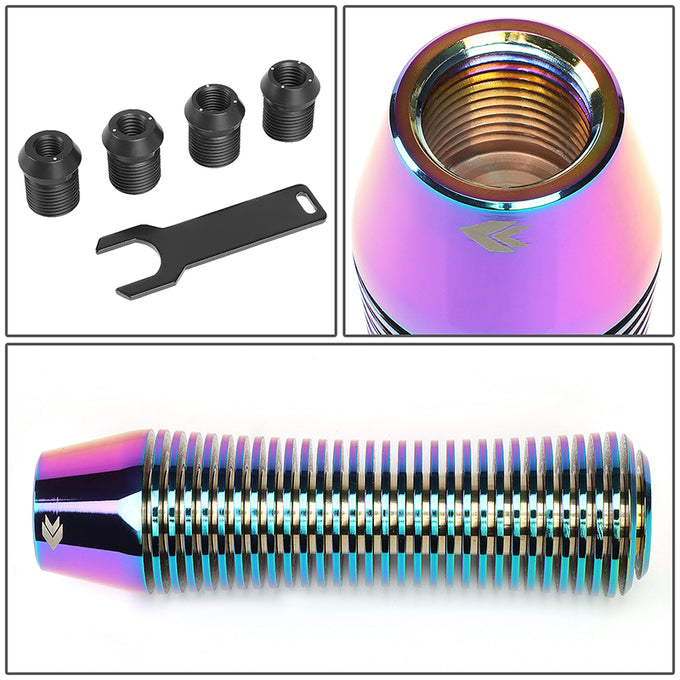 114mm Tall Heatsink Short Curvy Style Aluminum Shift Knob [A Variety of Color Options]<br>Universal