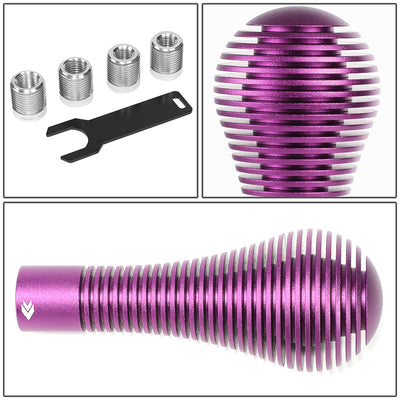 115mm Tall Heat Sink Bubble Head Short Aluminum Shift Knob [A Variety of Color Options]<br>Universal