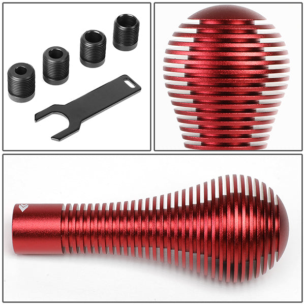 115mm Tall Heat Sink Bubble Head Short Aluminum Shift Knob [A Variety of Color Options]<br>Universal