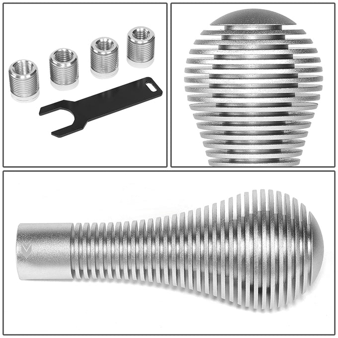 115mm Tall Heat Sink Bubble Head Short Aluminum Shift Knob [A Variety of Color Options]<br>Universal