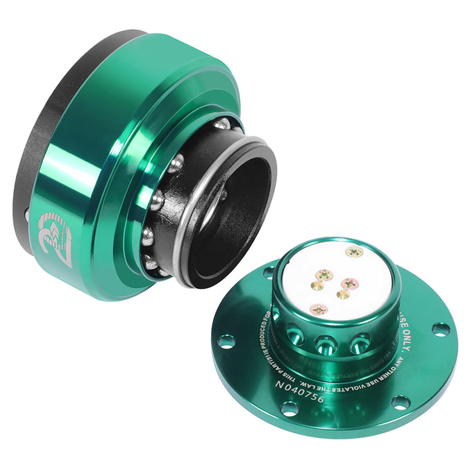 2.5 in. Steering Wheel Quick Release Adapter <br> Fits Any 6 Bolt 70mm or 74mm Spacing Steering Wheel