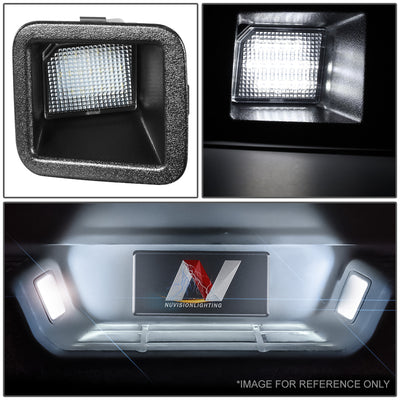 White LED License Plate Lights <br>17-22 Ford F-250 - F-450 Super Duty
