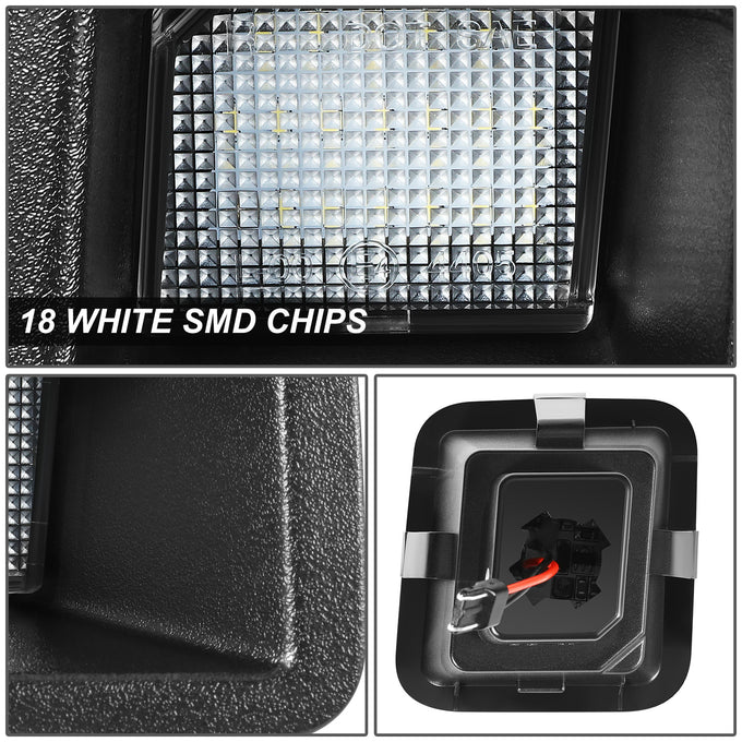 White LED License Plate Lights <br>17-22 Ford F-250 - F-450 Super Duty
