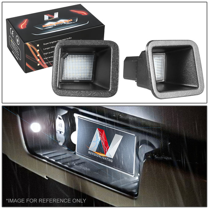 White LED License Plate Lights <br>17-22 Ford F-250 - F-450 Super Duty