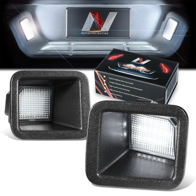 White LED License Plate Lights <br>17-22 Ford F-250 - F-450 Super Duty