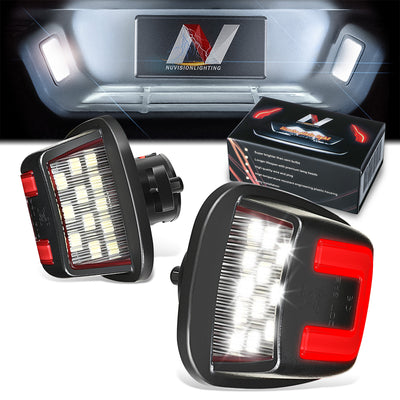 White LED License Plate Lights <br>88-00 Chevy / GMC C/K 1500-3500 Suburban