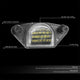 White LED License Plate Lights <br>88-00 Chevy / GMC C/K 1500-3500 Suburban