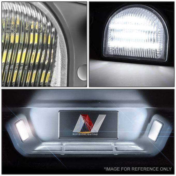 White LED License Plate Lights <br>88-00 Chevy / GMC C/K 1500-3500 Suburban