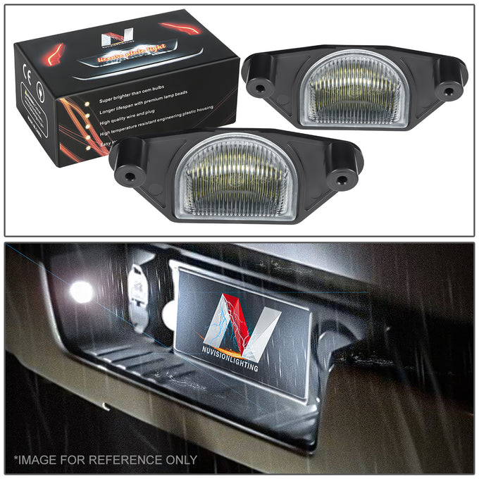 White LED License Plate Lights <br>88-00 Chevy / GMC C/K 1500-3500 Suburban
