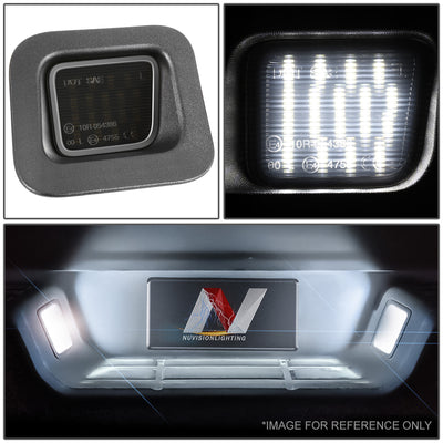 White LED License Plate Lights <br>03-10 Dodge Ram 1500-3500, 11-13 Ram 1500-3500