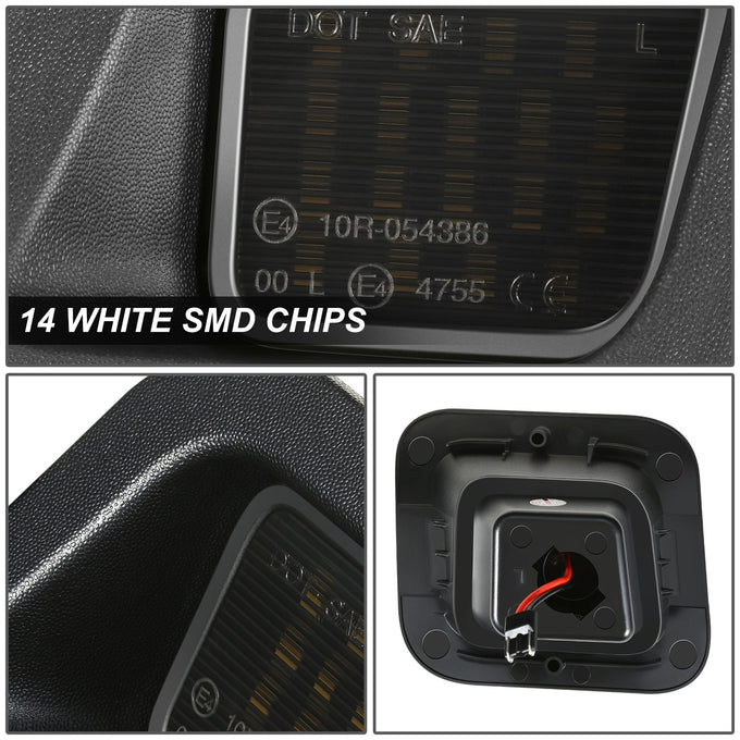 White LED License Plate Lights <br>03-10 Dodge Ram 1500-3500, 11-13 Ram 1500-3500