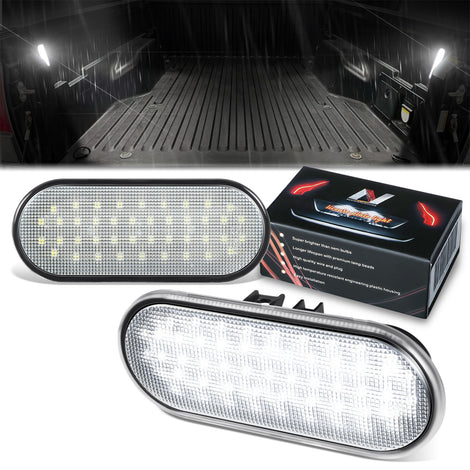 White LED Bed Cargo Lights <br>15-20 Ford F-150, 17-20 Ford F-250 F-350 Super Duty