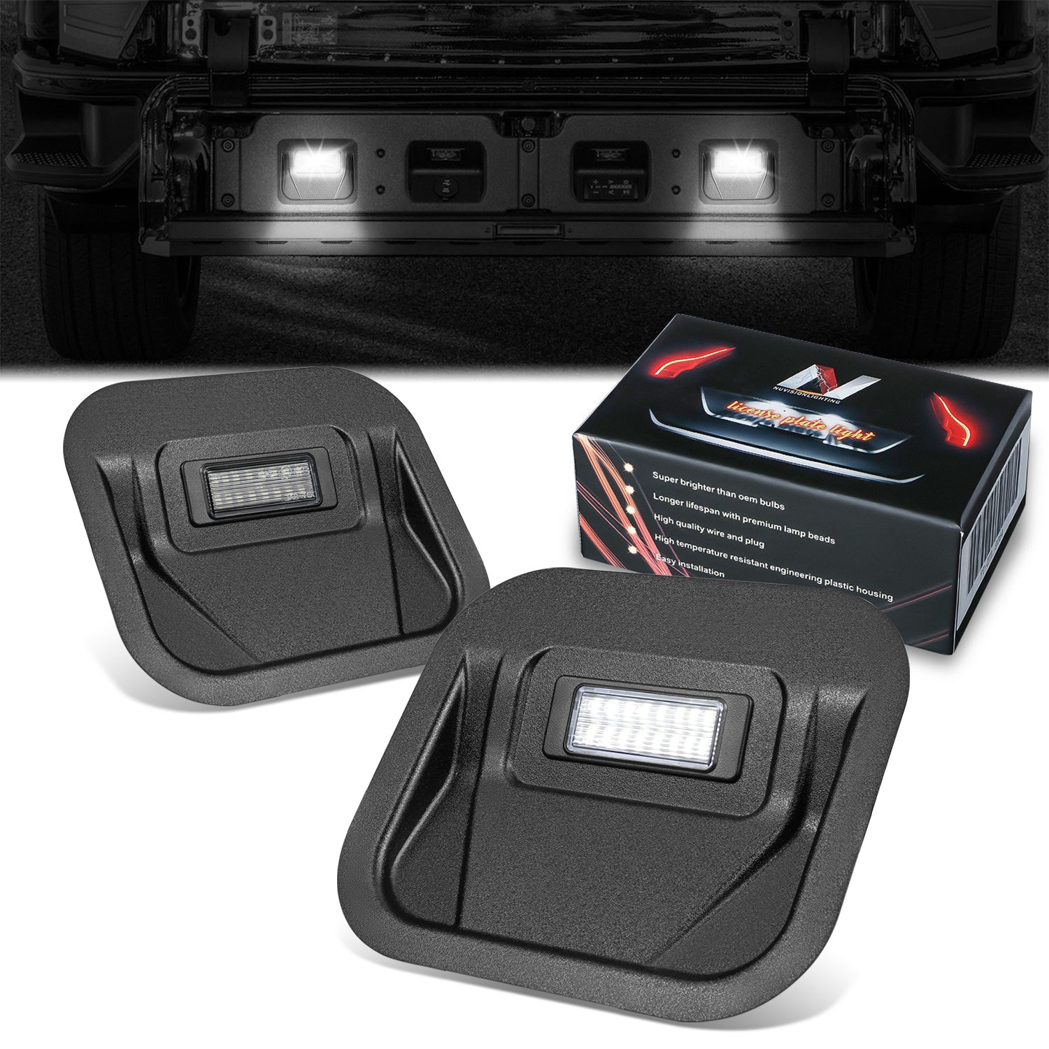 White LED Bed Cargo Lights <br>19-24 GMC / Chevy Sierra / Silverado 1500