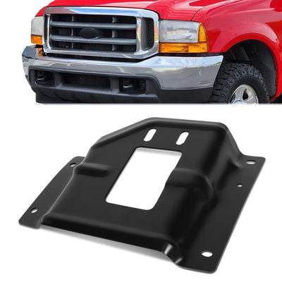 Front Left Bumper Mounting Plate <br> 01-04 Ford F-250 F-350 Super Duty, Excursion