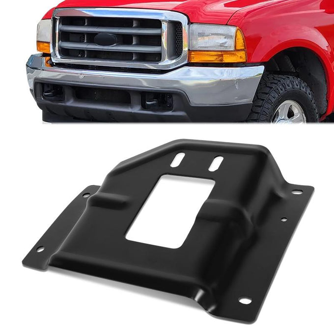 Front Left Bumper Mounting Plate <br> 01-04 Ford F-250 F-350 Super Duty, Excursion