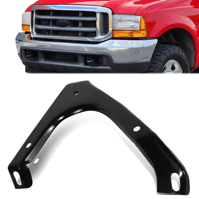 Front Left Outer Bumper Bracket <br> 01-04 Ford F-250 F-350 Super Duty