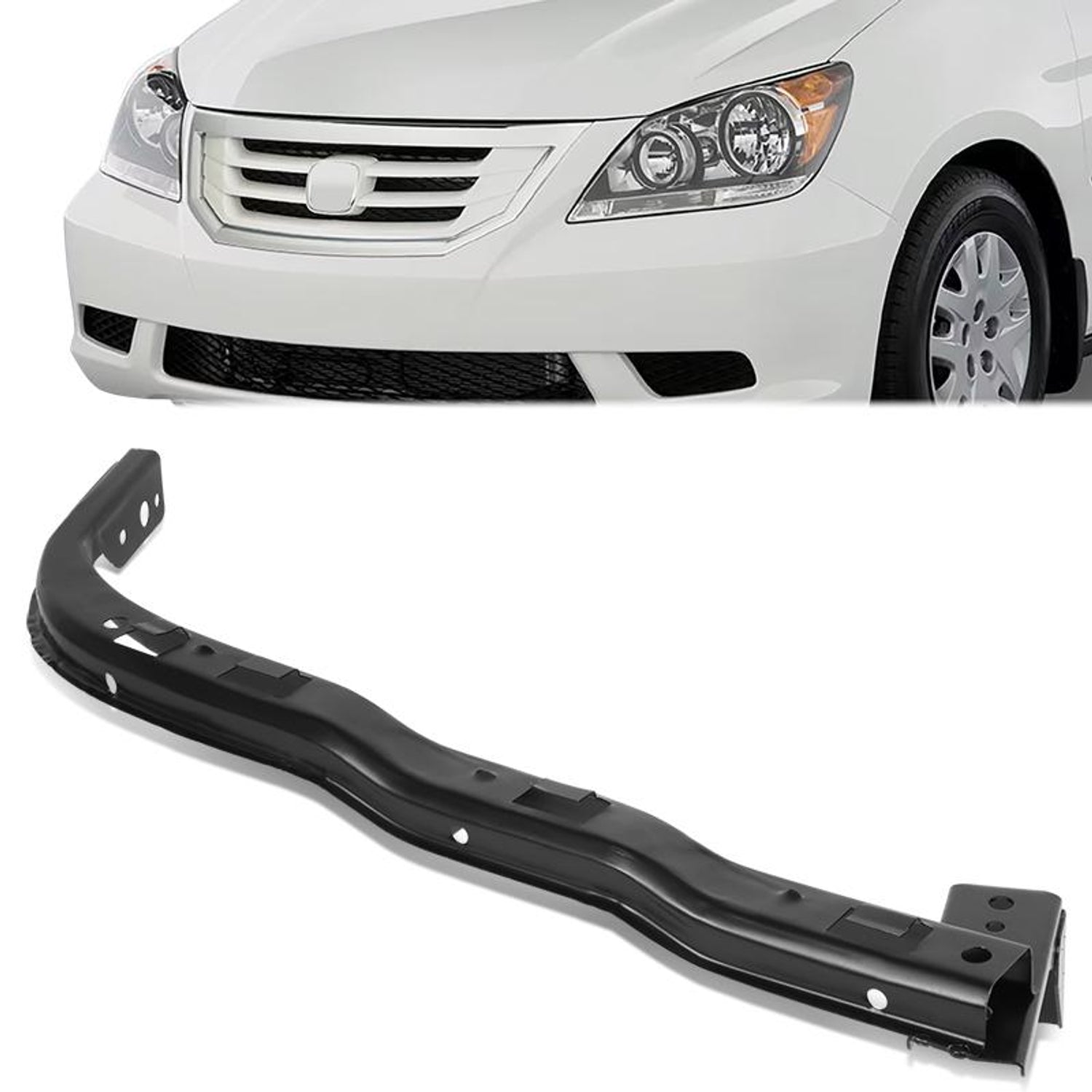 Front Right Side Upper Bumper Cover Support Bracket <br> 05-10 Honda Odyssey