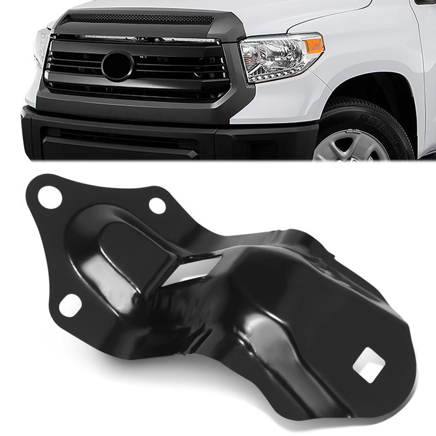 Front Left Bumper Bracket <br> 07-13 Toyota Tundra