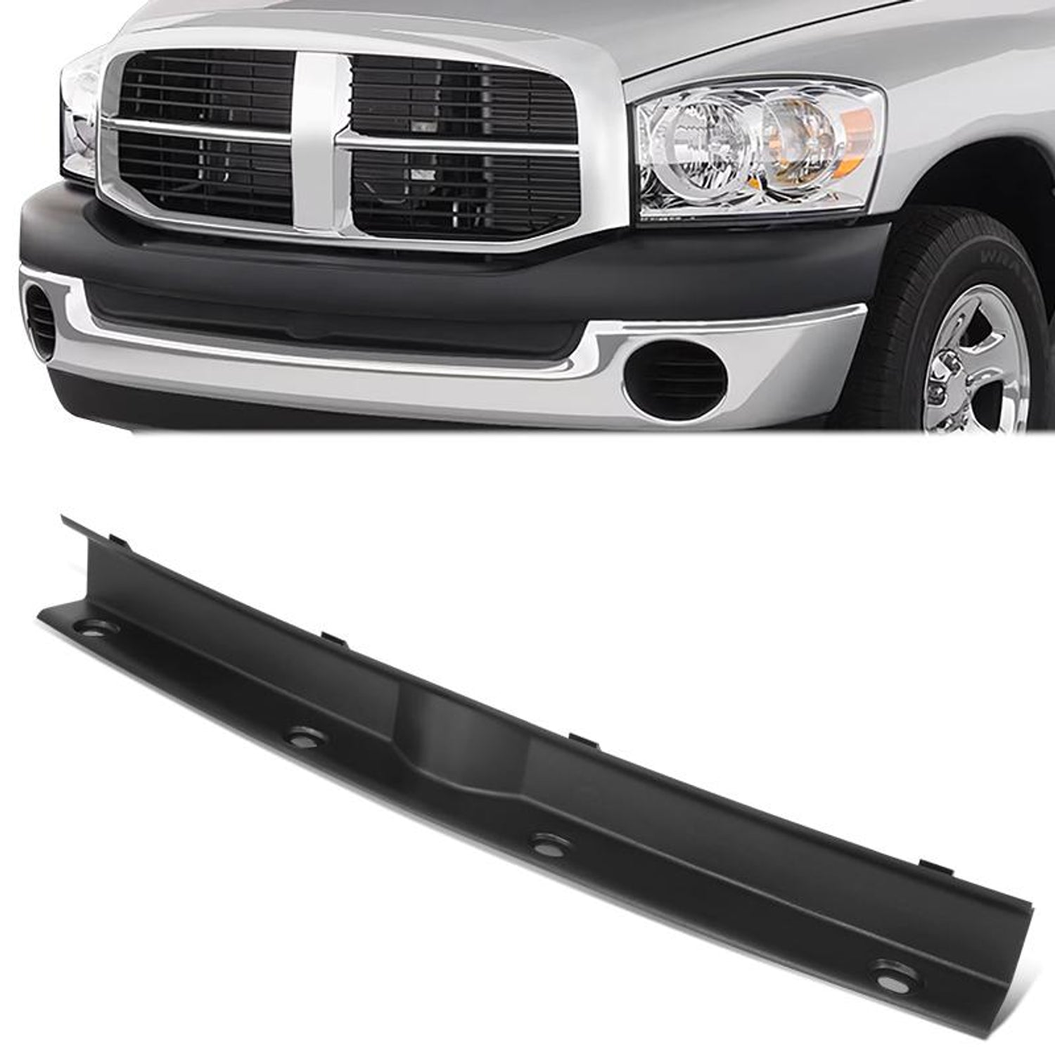 Front Bumper Body Filler Panel <BR> 02-09 Dodge Ram 1500 2500 3500