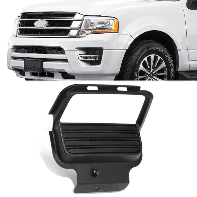 Front Left Bumper Tow Hook Cover Bezel Filler <BR> 15-17 Ford Expedition