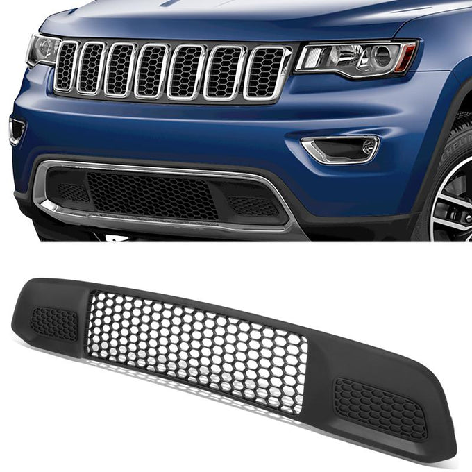 Factory Style Front Lower Bumper Grille <br> 17-22 Jeep Grand Cherokee