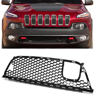 Factory Style Front Lower Bumper Grille <br> 14-18 Jeep Cherokee