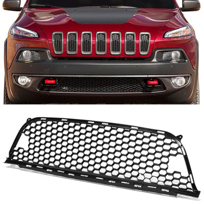 Factory Style Front Lower Bumper Grille <br> 14-18 Jeep Cherokee