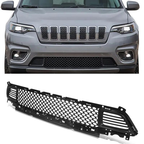 Factory Style Front Lower Bumper Grille <br> 19-23 Jeep Cherokee