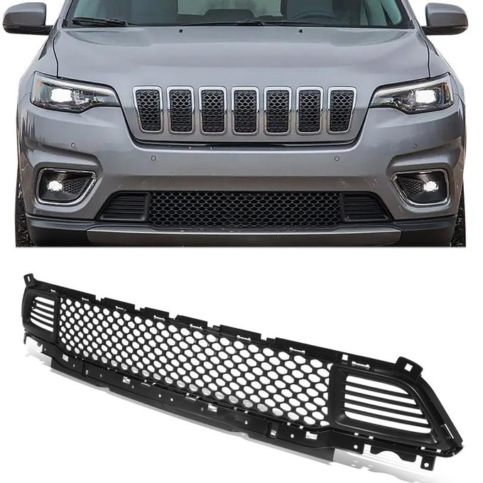 Factory Style Front Lower Bumper Grille <br> 19-23 Jeep Cherokee