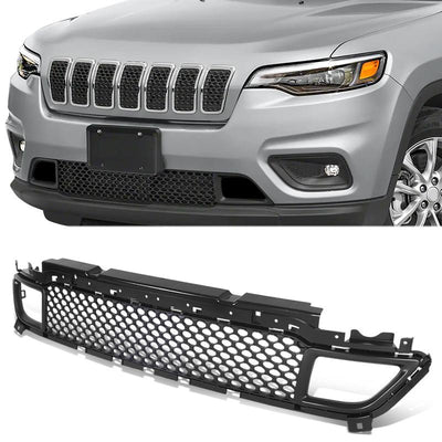 Factory Style Front Lower Bumper Grille <br> 19-23 Jeep Cherokee