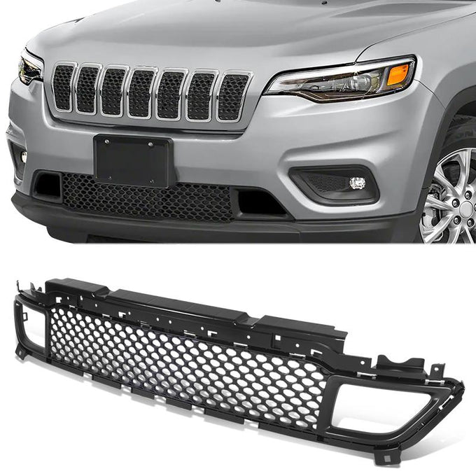 Factory Style Front Lower Bumper Grille <br> 19-23 Jeep Cherokee