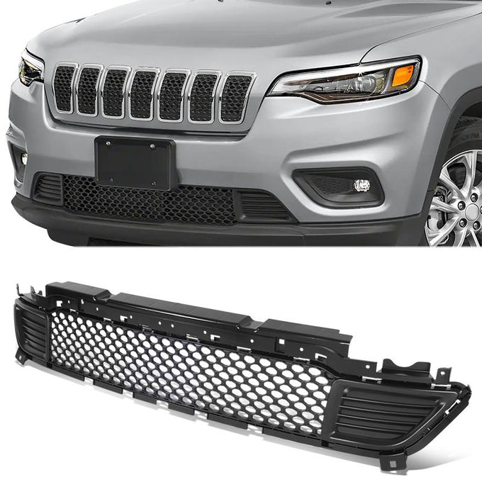 Factory Style Front Lower Bumper Grille <br> 19-23 Jeep Cherokee