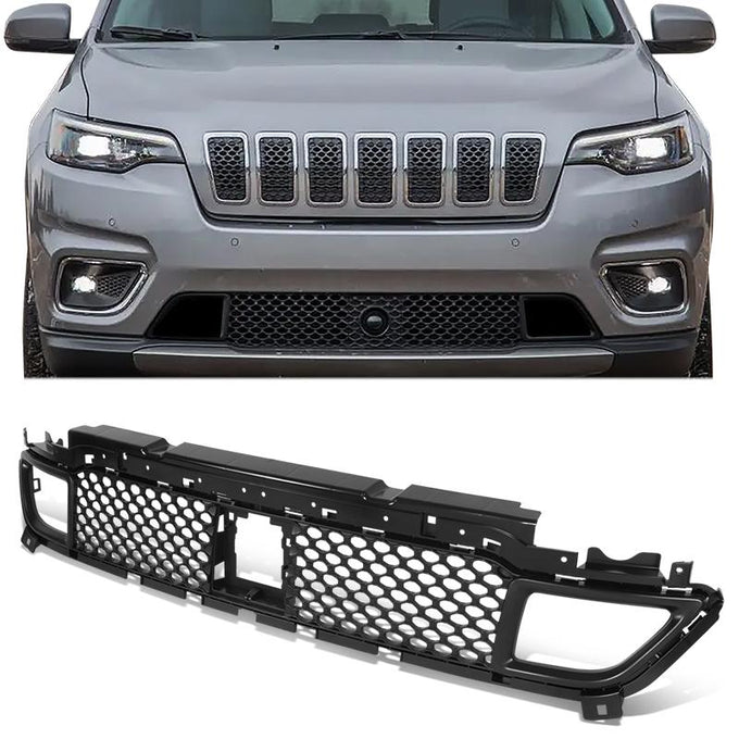Factory Style Front Lower Bumper Grille <br> 19-23 Jeep Cherokee
