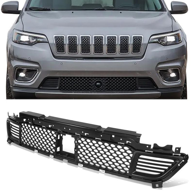 Factory Style Front Lower Bumper Grille <br> 19-23 Jeep Cherokee