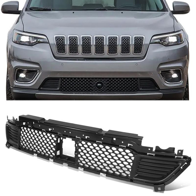 Factory Style Front Lower Bumper Grille <br> 19-23 Jeep Cherokee